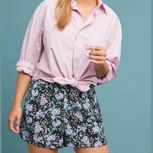 Anthropologie Ett:Twa Floral Print Shorts